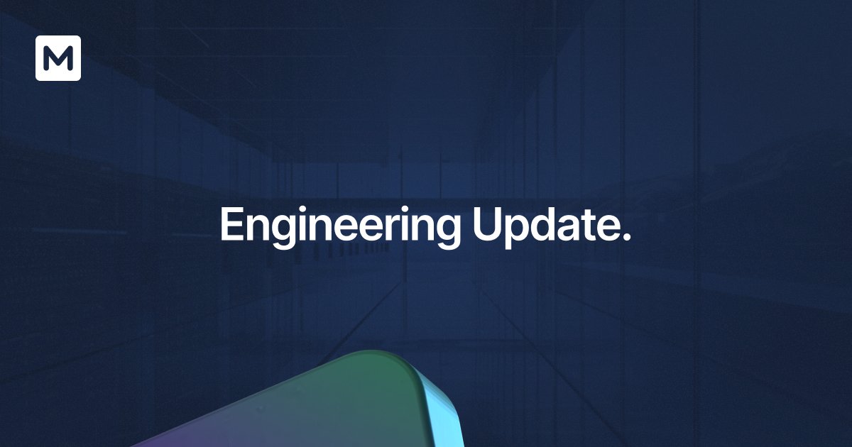 1/ <a href="/XPRNetwork/">XPR Network</a> (A-Chain) Update: A-Chain is live on the Tahoe testnet, running in a closed-loop system.

Milestones:

1:1 Parity with Leap: We've matched Leap, ensuring seamless performance.

Smooth Boot Sequence: The boot sequence ran flawlessly, enabling smart contracts.