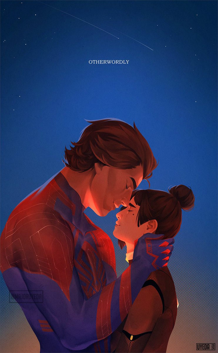 MajorUyeda's tweet photo. Today is "Valentine's day" in my country so I decided to post my mini comic all together ♥
.
#MiguelOHara #spidersona #spiderman2099 #ocxcanon https://t.co/X8MFqtw8it