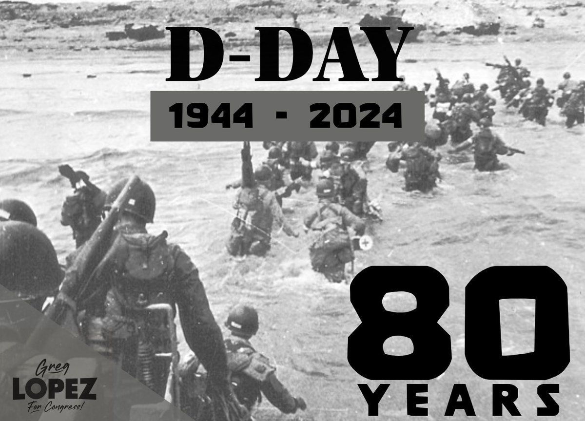 It’s been 80 years since D-Day. 

To those who gave their all, we salute you.