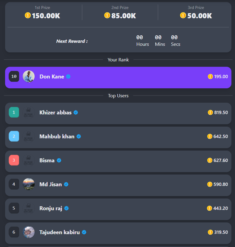 BurksBusy's tweet image. Hury! Hury!! Hury!!!

BusyBurks Leader Board Is LIVE!

Who will be the winner!

busyburks.com

#BusyBurks #GetBusy #FreePoints #Makepoints #MakeBurks