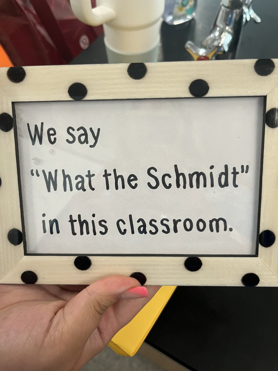 When one of your students comes back with a gift for you…and this gem was inside. I adore her and she understands my sense of humor so well! Thanks for a great year, #OCHS
