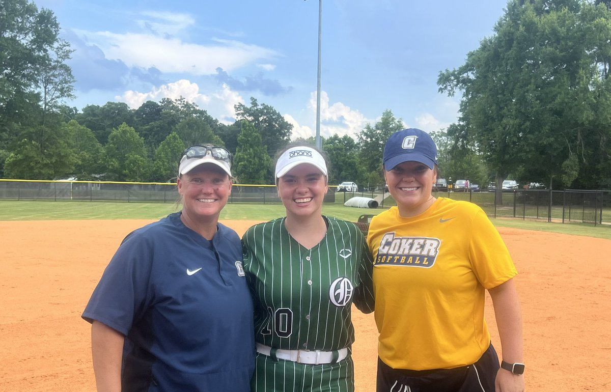 Thank you so much <a href="/cokersball/">Coker Softball</a> and <a href="/Softball_CoachB/">Coach Bennett</a> for putting on an amazing camp! I had a great time and learned so much today!