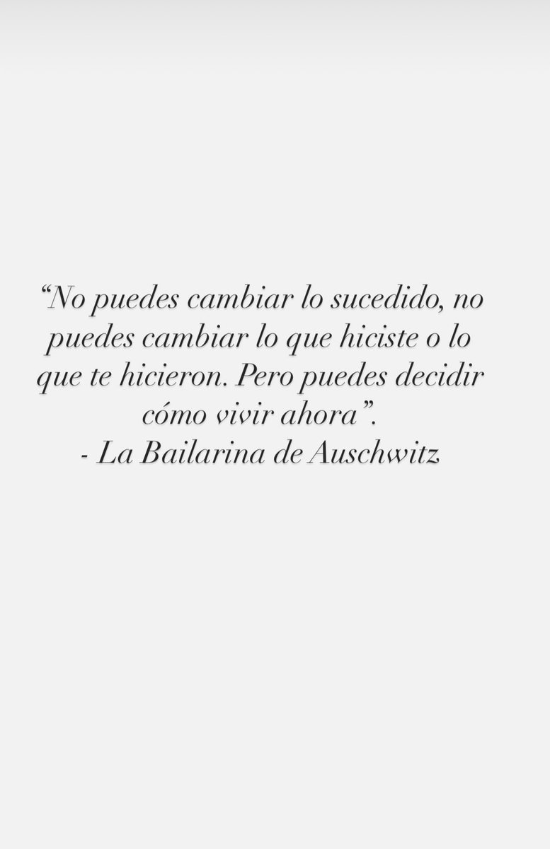 RebecaNavarro's tweet photo. #LaBailarinadeAuschwitz https://t.co/sFxExXfiDM