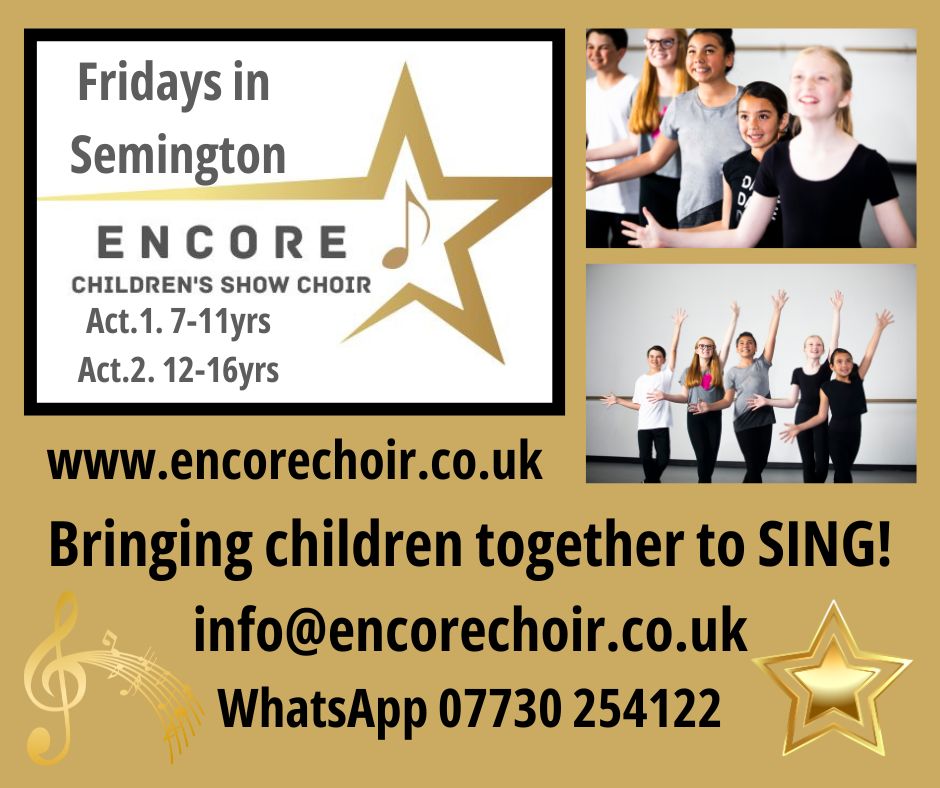 Encore starts back tomorrow - we'd love to have some new faces join us at some point this term :-) 
#singing #wiltshire #children #childrenschoir #together #wellbeing #choir #friends #voice