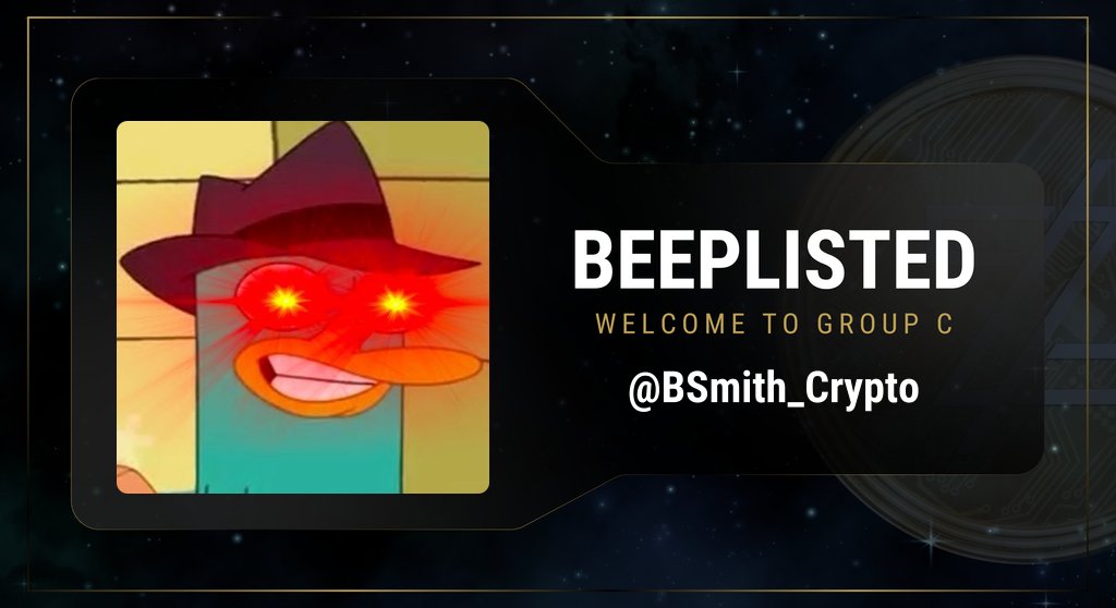 Congratulations <a href="/BSmith_Crypto/">BSmith Crypto</a> 🎉

• Welcome to Group C of <a href="/BeepList/">Beep List</a> 🤖
<a href="/Botzcoin/">BOTZ</a> <a href="/BeepBoopBotz/">Beep Boop</a> $BOTZ