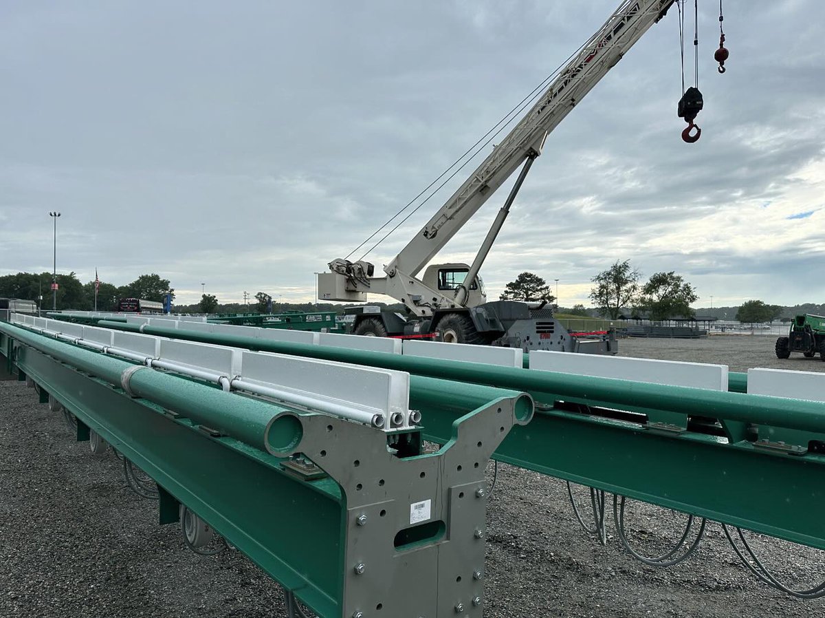 KDFanatics75's tweet photo. 🔔 TRACK WATCH 2024 🔔
We have some more pics of today’s deliveries!
We should started to see inverted pieces soon.
#TrackWatch #KingsDominion #KDFanatics #KingsDominionFanatics #JungleX #WelcomeToTheJungle #2025Project https://t.co/Sx29b1I9q3