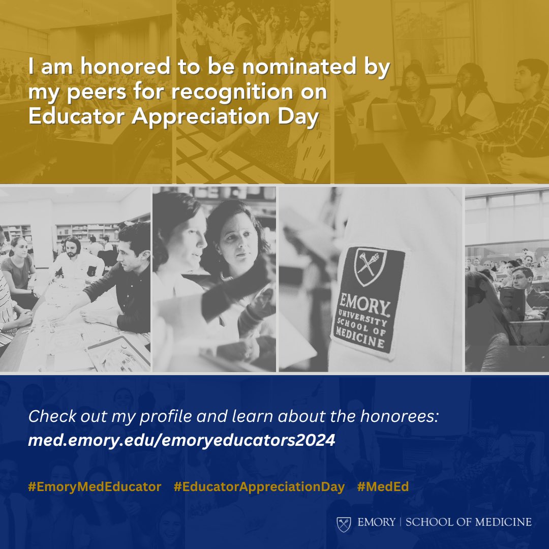 Jacqueline T. Brown, MD (@jackiebrown_md) on Twitter photo means very much to me to be recognized by <a href="/EmoryMedicine/">Emory School of Medicine</a> <a href="/WinshipAtEmory/">Winship Cancer Institute of Emory University</a> for trying my best to be a good educator. the best award! thank you. means very much to me to be recognized by <a href="/EmoryMedicine/">Emory School of Medicine</a> <a href="/WinshipAtEmory/">Winship Cancer Institute of Emory University</a> for trying my best to be a good educator. the best award! thank you.