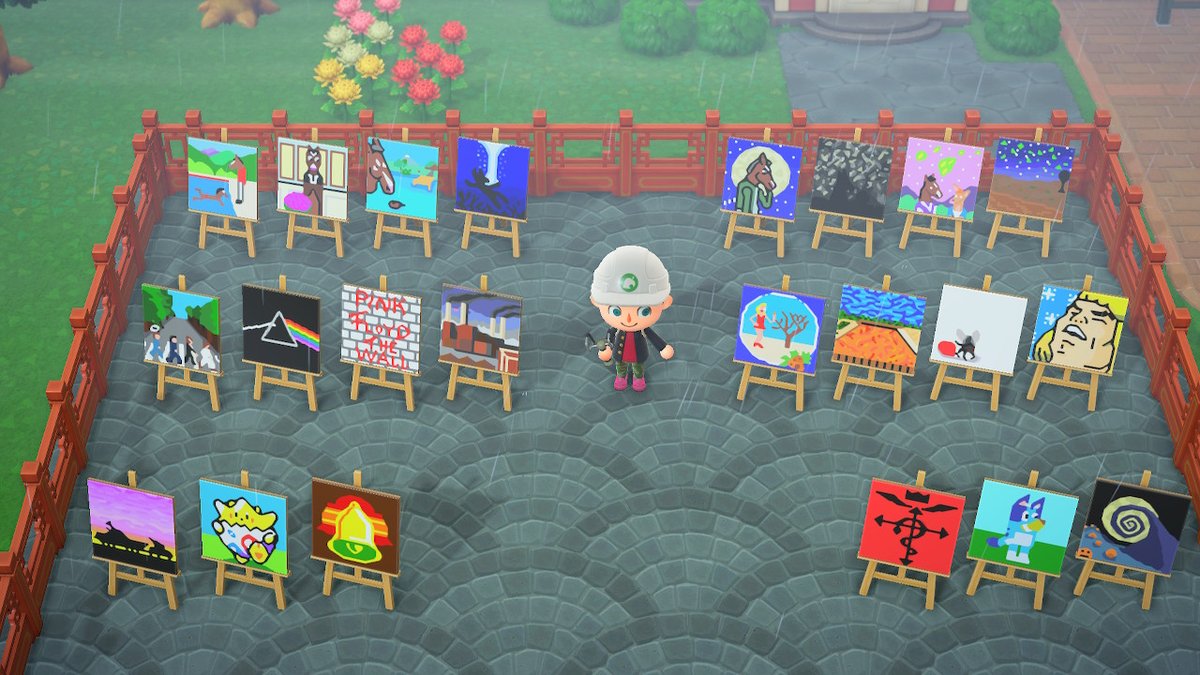 bashi_hart's tweet photo. Gallery WIP #AnimalCrossing #ACNH #NintendoSwitch https://t.co/nk3GFtuU4u