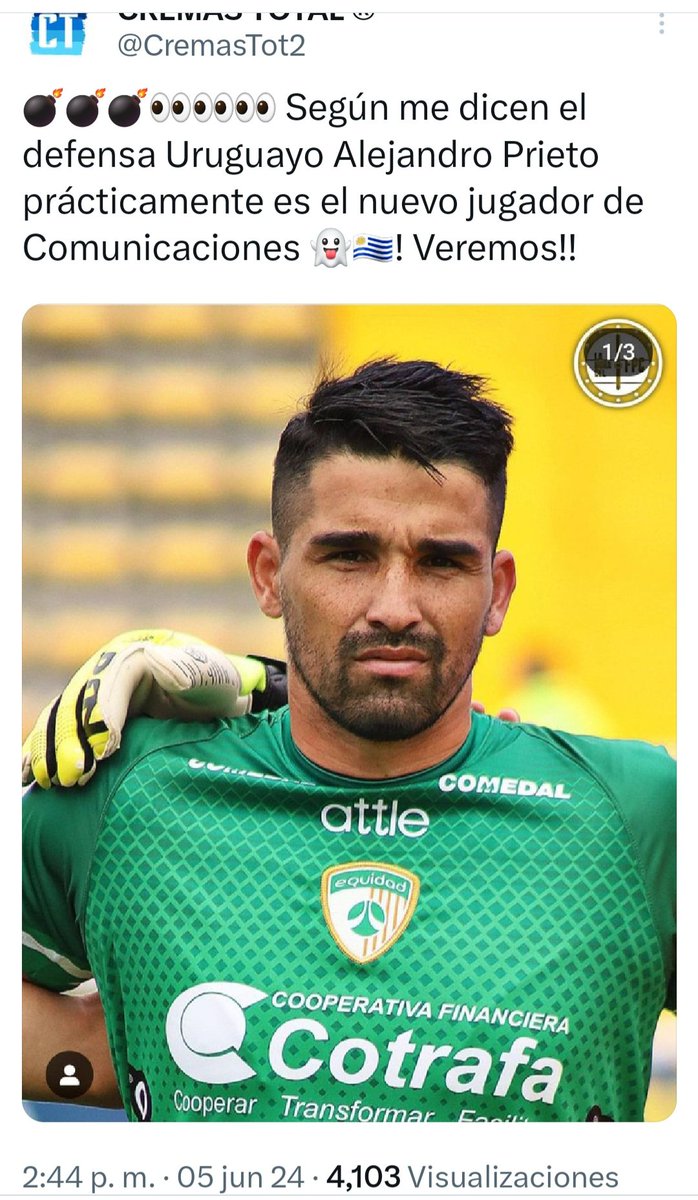 CremasTot2's tweet photo. Oops i did it again 💣👻🙌👀! Ayer tiramos el bombazo y hoy se
confirma! Jugadores internacionales para el Crema mi especialidad, esta vez Casas y Prieto 🤭! Y acá se cierra otra época hermosa d 💣💣 vamos Cremas a seguir informando y si hay vergazos pues allí estaremos! #CTRules https://t.co/kuvyUgA1Ow