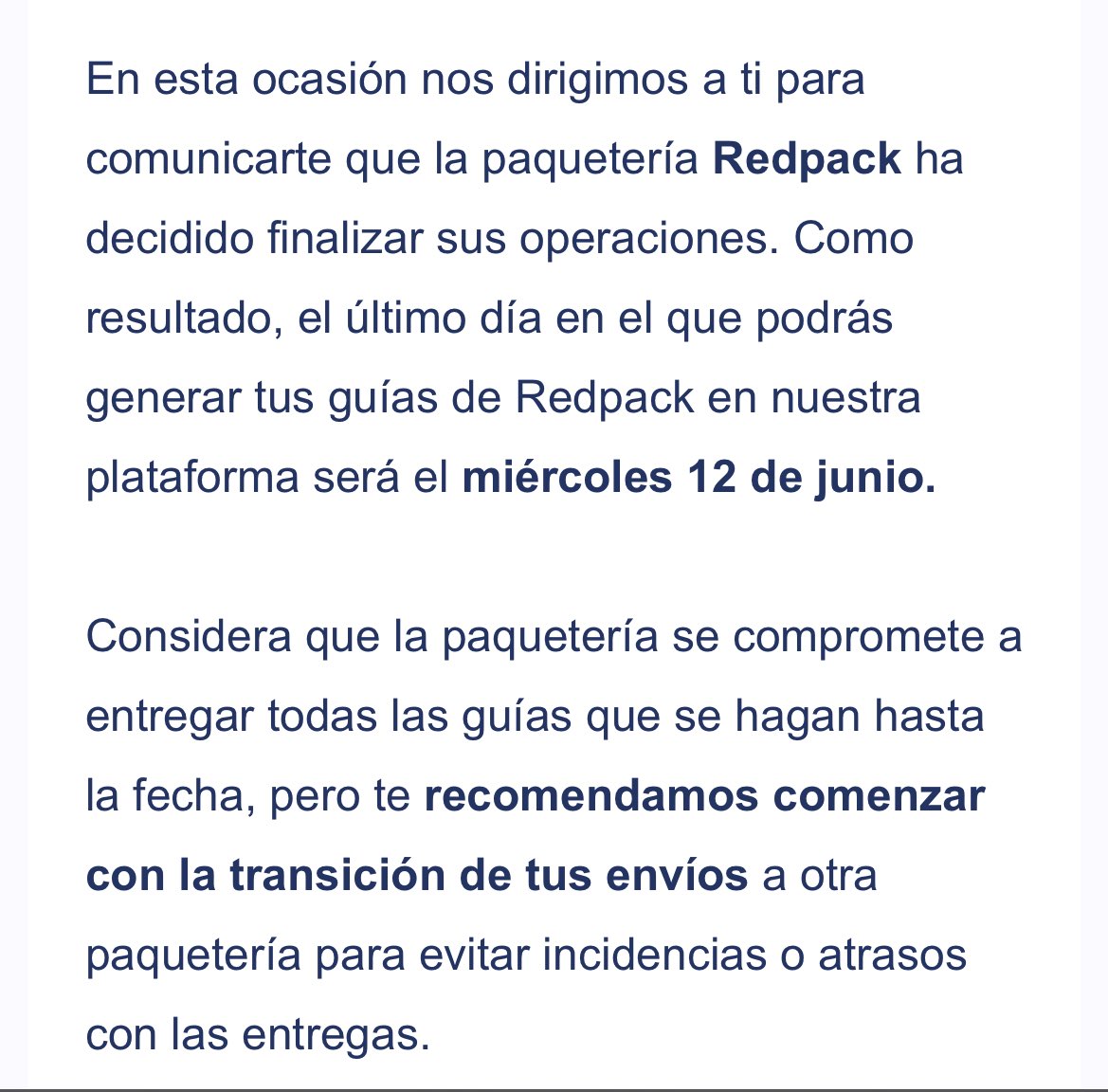 iamantlen's tweet photo. Para la gente que se queja de #RedPack en #Mexico… #ComunicadoOficial el día de hoy https://t.co/VnRvjigwlt