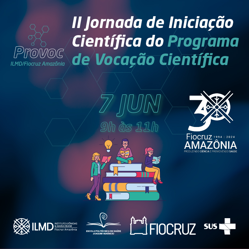 Fiocruz Amazônia realiza exposição dos Trabalhos da II Jornada do Programa de Vocação Científica

Saiba mais em: amazonia.fiocruz.br/?p=45809