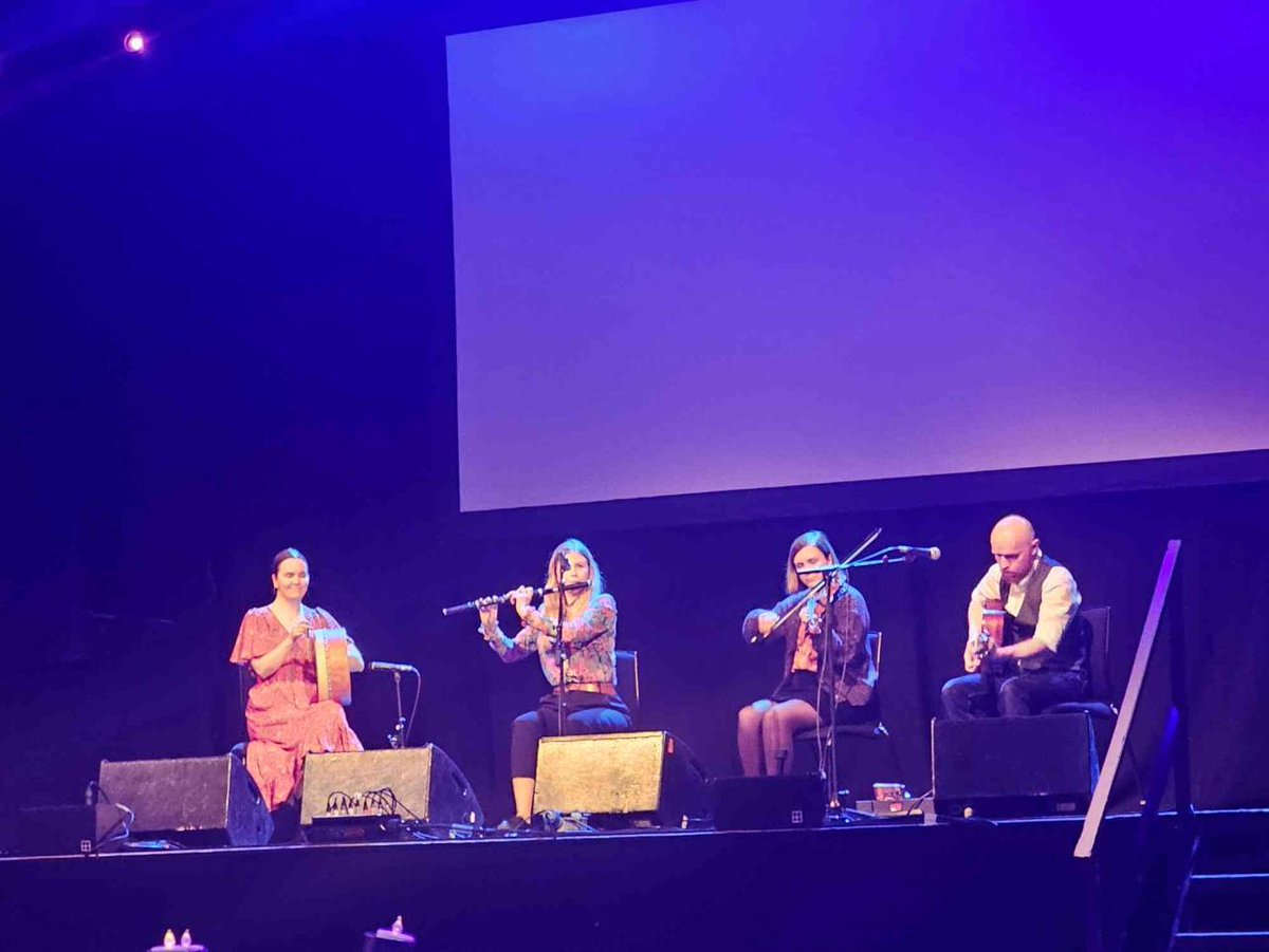 #ETRA2024 Banquet took place at #Glasgow Old Fruitmarket tonight! 🍽️✨An eventful evening filled with great company from the #eyetracking community!