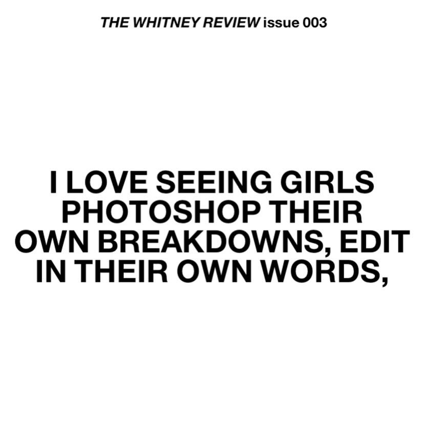 The Whitney Review of New Writing tweet media