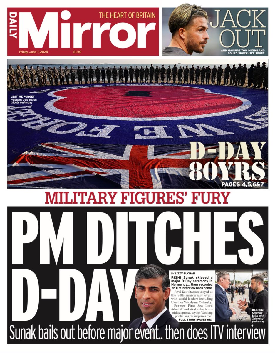johnestevens's tweet photo. Friday’s @DailyMirror https://t.co/Apbag8NdGA