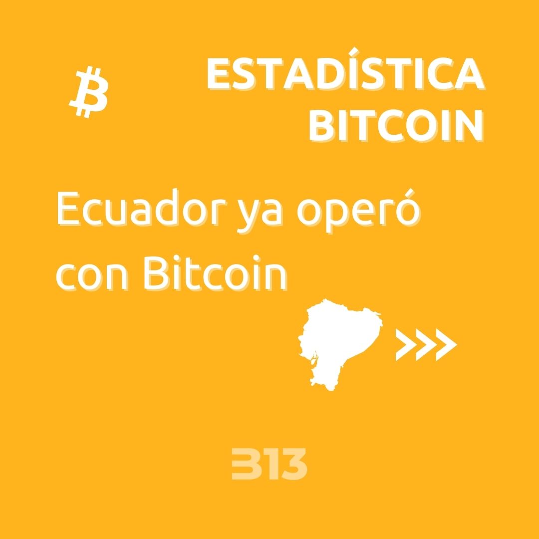 Bitcoin_trece's tweet photo. #Ecuador 🇪🇨 muestra ser uno de los países que más utiliza #Bitcoin en Sudamérica. https://t.co/e8yGod6eqh