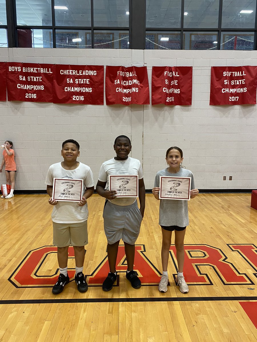 Week 1 at <a href="/ATHLETICS_CAHS/">CAHS ATHLETICS</a> is all wrapped up‼️ These kids showed up everyday and showed TREMENDOUS BELIEF‼️ We are building MONSTERS over here‼️