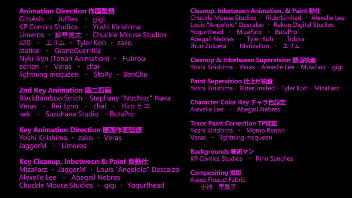 moka_ani's tweet photo. @KPcomicsstudio #PixelaProject #PixelaWorldEnd Animation Credits https://t.co/hOUhm7Vd6e