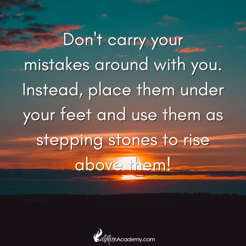 ►Don't carry your mistakes around with you. Instead, place them under your feet and use them as stepping stones to rise above them! #EBCouncil #Quote #Share #RT