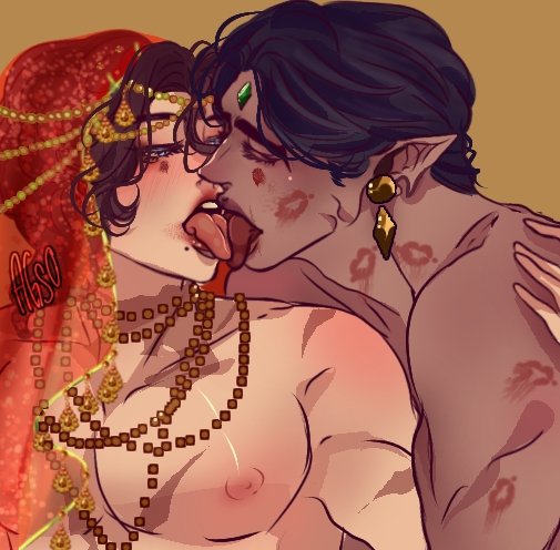 These are my Ocs called Eden and Yamen, they are a very particular couple. I switched to X to upload a little more explicit drawings, since I'm embarrassed to upload it on ig 😭
---
Me pase a X para subir dibujitos de este estilo, Hola X 🗿🙏 
#oc #originalcharacter #kiss
#bl