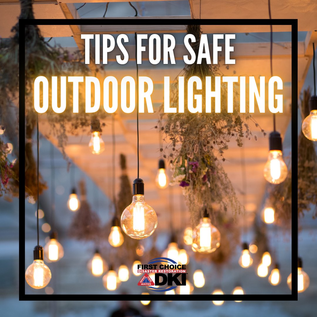 Outdoor lighting not only enhances home security, it also prevents accidents by illuminating dark pathways and creates a lively atmosphere. 

💡 Choose lighting fixtures designed for outdoor
💡 Ensure all electrical connections are weatherproof 

Visit disasterrestoration.ca/restoration-se…