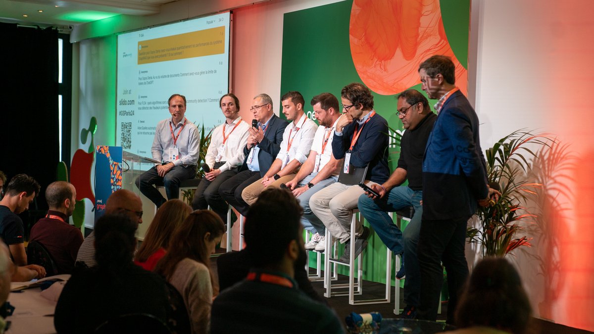 Neo4j (@neo4j) on Twitter photo #GraphSummit Paris 📷
We've been touring cities around the world (and will continue doing so!), talking about the power of #KnowledgeGraphs when building GenAI Apps, connecting with experts, and hearing great customer stories.
More: bit.ly/3V7cidh
<a href="/shasbe/">Sudhir Hasbe</a> <a href="/BarrasaDV/">Jesús Barrasa</a> #GraphSummit Paris 📷
We've been touring cities around the world (and will continue doing so!), talking about the power of #KnowledgeGraphs when building GenAI Apps, connecting with experts, and hearing great customer stories.
More: bit.ly/3V7cidh
<a href="/shasbe/">Sudhir Hasbe</a> <a href="/BarrasaDV/">Jesús Barrasa</a>