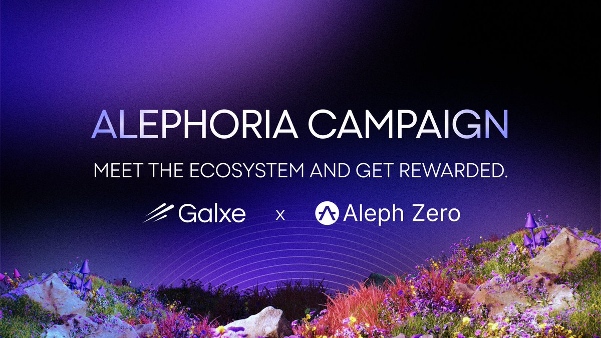 Galxe's tweet photo. From zero to one hundred, don’t miss out on the @Aleph__Zero #Alephoria Takeover Campaign. 🌌

Harness the Power of the Aleph Zero Ecosystem.

https://t.co/TeHqBoj9xZ https://t.co/GO1BVPXHnr