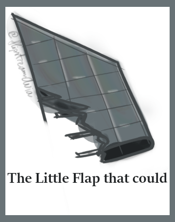 SlipstreamAvia's tweet photo. A Quick Tribute to our favorite flap

#Starship #SpaceX #Ship29 https://t.co/519jrlDnRb