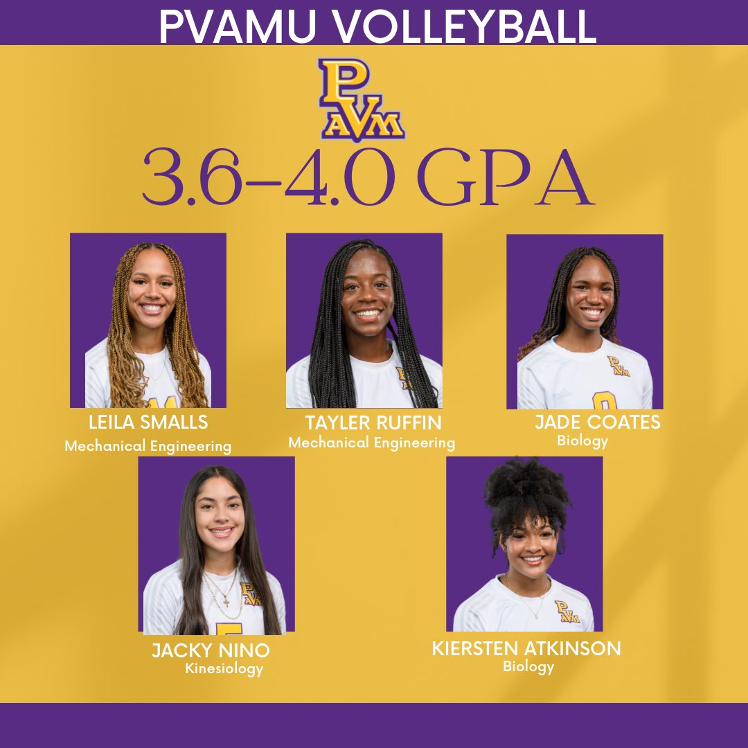 PVAMU volleyball Smarties 📚