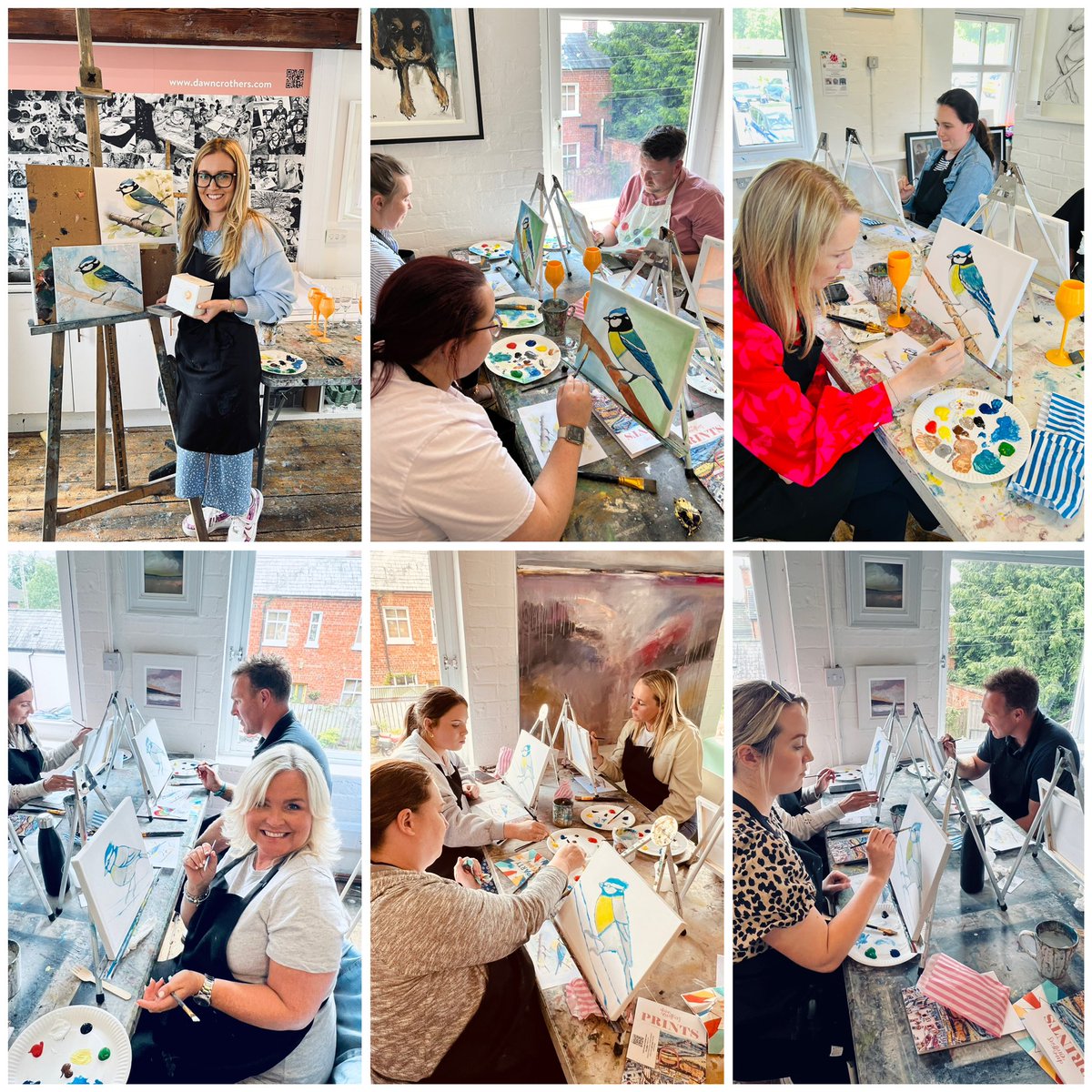 What a fabulous staff well-being event with <a href="/dawncrothersart/">Dawn Crothers</a> 🐌 🐌 🐦 🐦 An important day for our staff to focus on their well-being and good health #dawncrothersartist#artday#teacherspaint#belfastartist#staffwellbeing#goodhealth#bluetits#lovelypaintings#northernirelandteachers