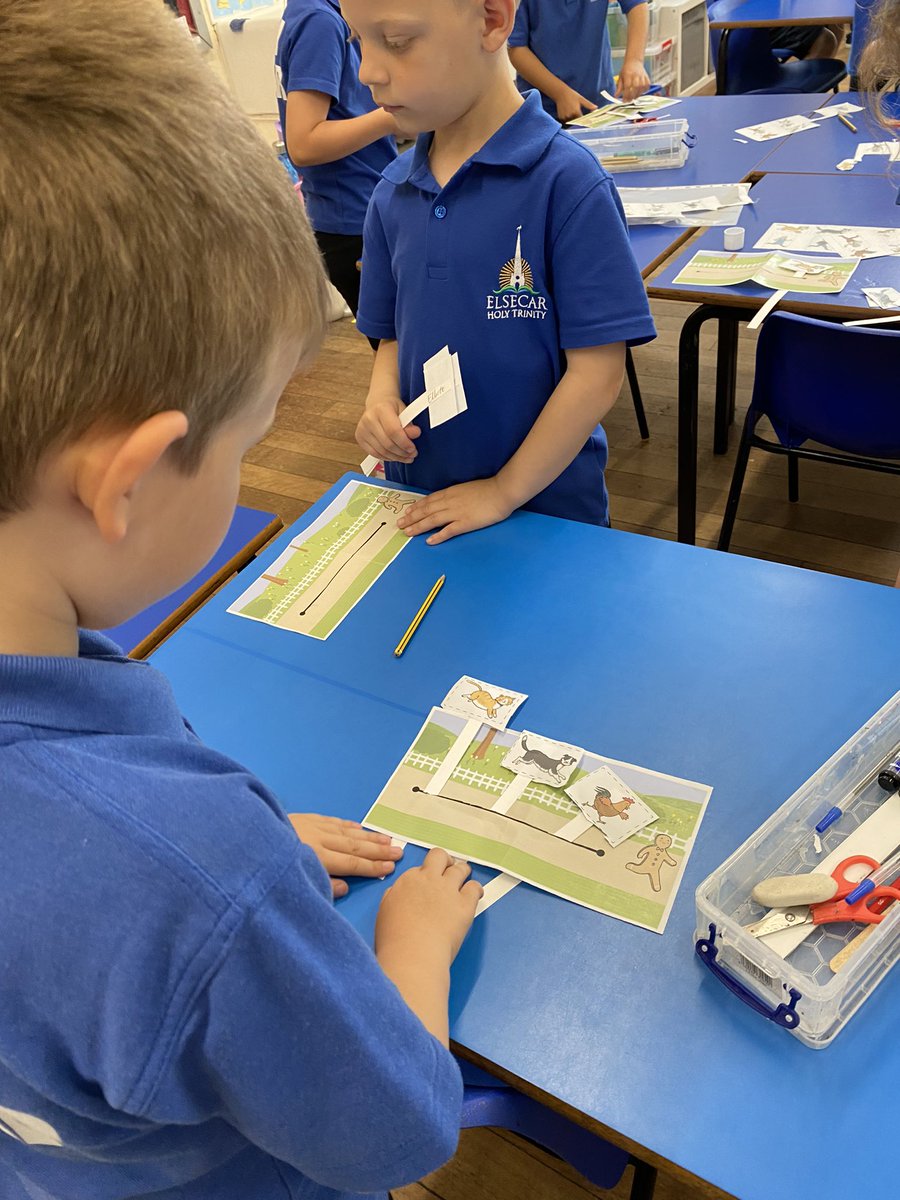 MiltonClass1's tweet photo. In DT we crated a moving picture for The Gingerbread man. Our sliders let the characters run after him but they never caught him. #ElsecarDT https://t.co/wRWUhkOkA2
