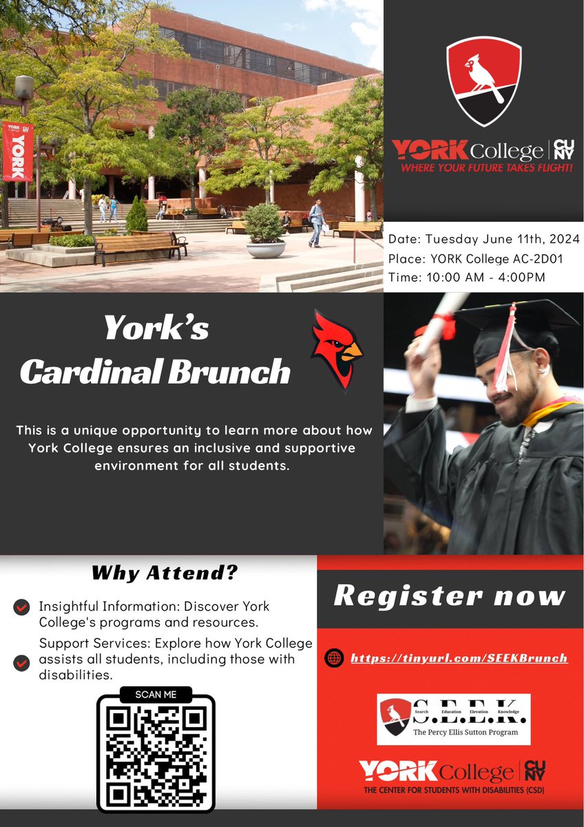 FYI!  York College Cardinal Brunch 06-11-2024