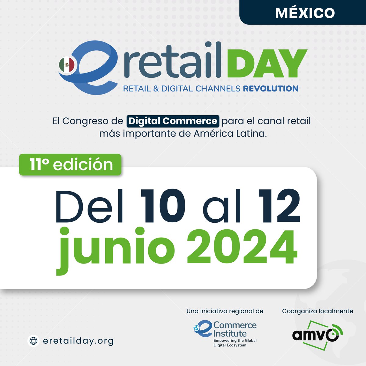 tiptoppayla's tweet photo. ¡Prepárate para la experiencia de comercio electrónico más innovadora del año! TipTop Pay se enorgullece en patrocinar el @eCommerceDay, el evento que está redefiniendo el futuro de las compras en línea de la mano de la @amvomexico.
#eRetailDay #InnovaciónDigital #TipTopPay https://t.co/S6u66aN2Fh