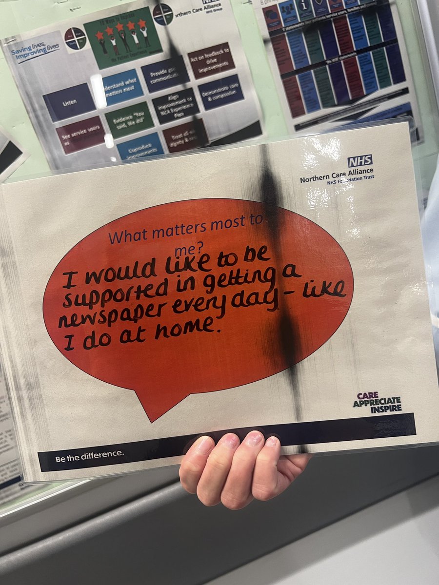 laurenhynes93's tweet photo. ๐ฃ๏ธ WMTM CONTINUED.. ๐ฃ๏ธ
Further examples from our team of some strength based conversations that have happened on the unit this week ๐ช๐ฝ
This links in well with our ongoing Days Kept Away From Home initiative and the completions of the discharge checklist ๐
@ExpTeamNCA https://t.co/EkJH5bf1aG