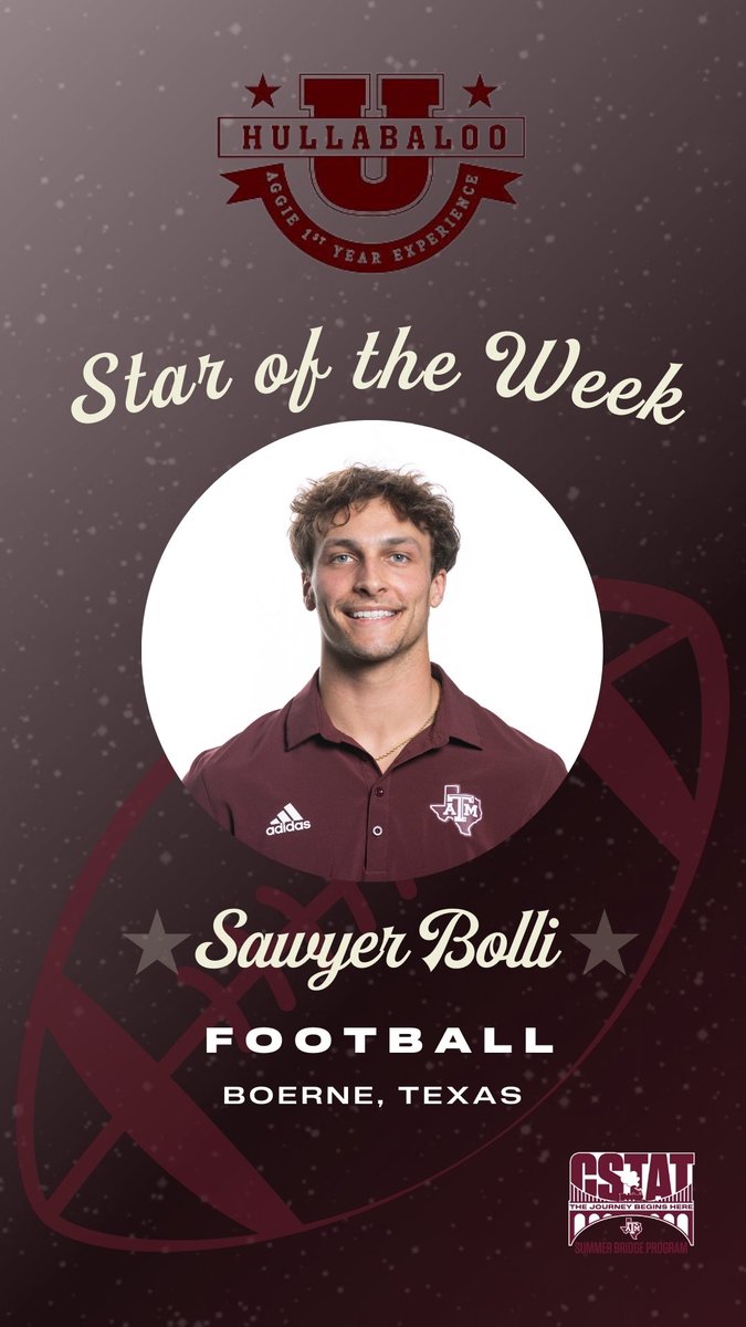 Congratulations to our first two stars of the week for our CSTAT FYEX 101 Summer Bridge Program! We are excited to see what the rest of the summer has in store! 💯🤩✏️ Shoutout to <a href="/kylegarvis/">Kyle Garvis</a> and <a href="/SawyerBolli/">Sawyer Bolli</a> !🏈