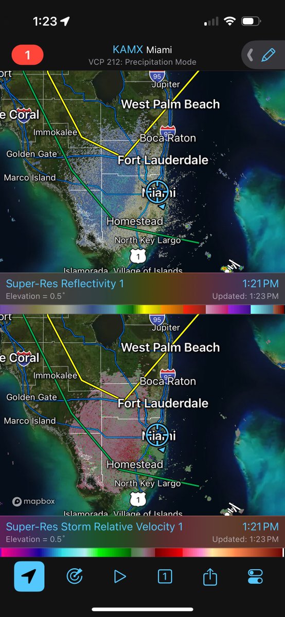 dllthinawa's tweet photo. Very marginal risk for Miami Dade and Broward counties. However, it’s hotter than you know what over here and extremely humid. Dew points are at 76° Fahrenheit #flwx #miamiwx #wxtwitter https://t.co/kAQz010FU2