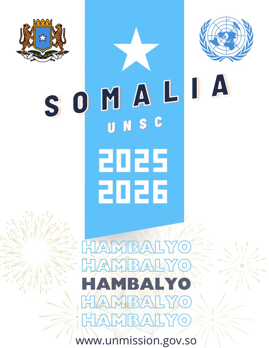 Abshir Omar Jama (Huruse) (@abshirhuruse) on Twitter photo Thrilled to congratulate the people of #Somalia on our historic return to the UN Security Council for the second time since 1972. 
A monumental achievement rooted in the vision of our previous administration, the diligent groundwork laid during my tenure as Foreign Minister.
1/2 Thrilled to congratulate the people of #Somalia on our historic return to the UN Security Council for the second time since 1972. 
A monumental achievement rooted in the vision of our previous administration, the diligent groundwork laid during my tenure as Foreign Minister.
1/2