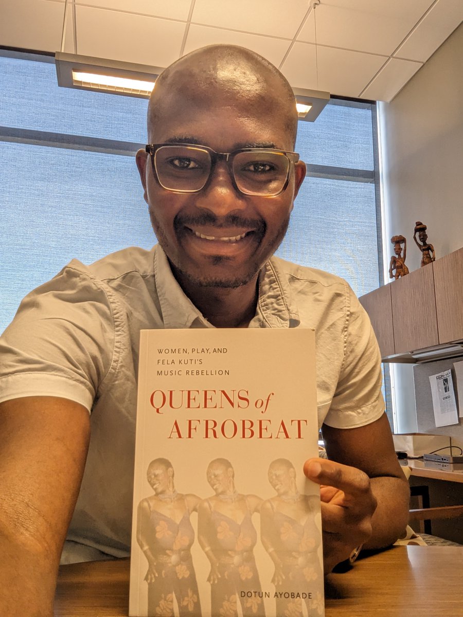 DotunAyobade's tweet photo. I received this gorgeous culmination of 11 years of thinking, being out there, writing, doubting, revising, blocking out the noise, and trusting the process. It is also special to have the endorsement of scholars and thinkers that I hold in the highest esteem. #QueensofAfrobeat https://t.co/SDhUzJA402