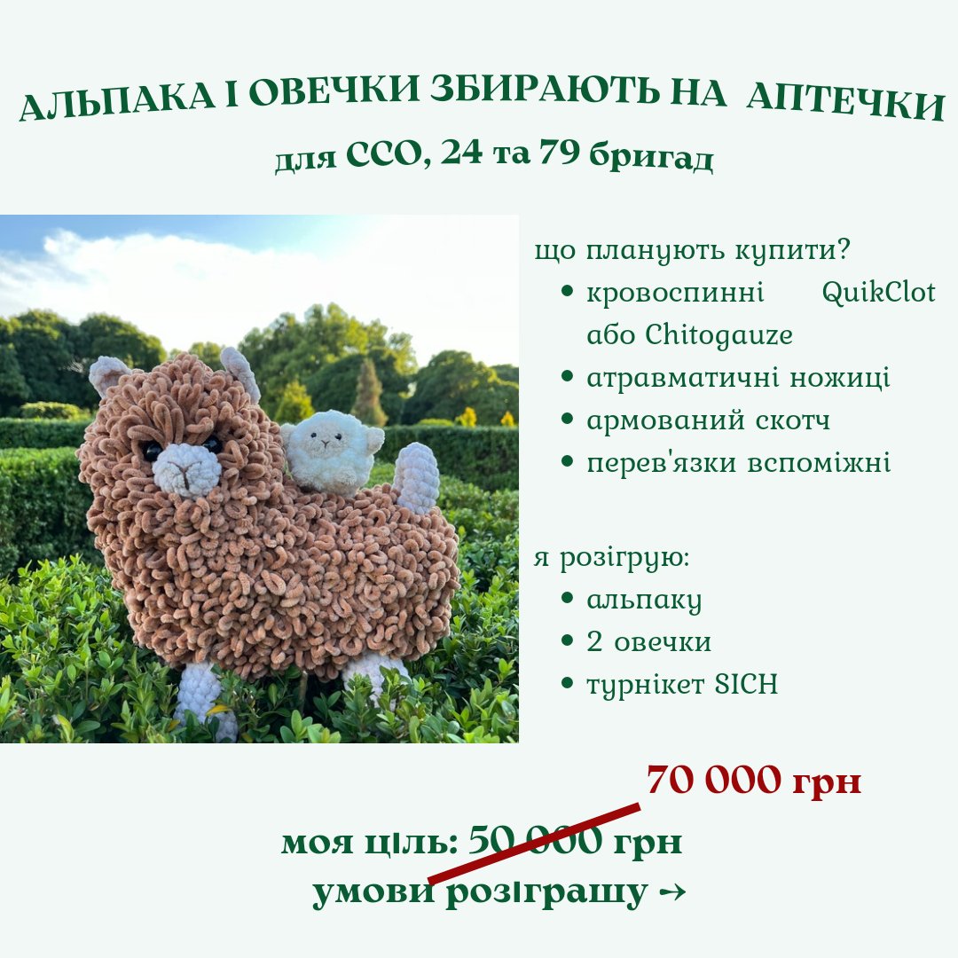 ellli_li_li's tweet photo. ПІДНІМАЮ ЦІЛЬОВУ СУМУ!

• це дружній збір @burshtinoviy на аптечки 
•  ми зібрали 50 тисяч, але на такмед не буває багато грошей
• як тілько будуть щось купувати із вже зібраних грошей, бо аптечки дуже треба звіти, чеки все буде 🫡

• умови розіграшу, банка ↓ https://t.co/dg61ce7ih5
