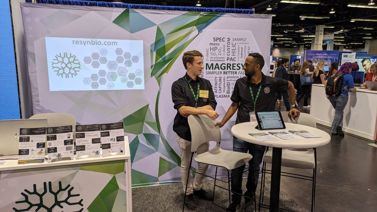 ReSyn_Bio's tweet photo. Final day of #ASMS2024! #Mag_Net processing of samples is being showcased today at posters ThP160 presented by Andrea Ellero, and ThP787 by @mjmaccoss! Please pass by #Booth103 if you have any queries https://t.co/yVYnOE6uXv