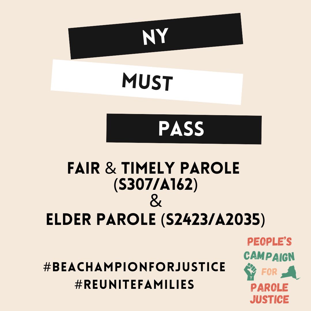 DKing_Esq's tweet photo. Parole justice will make our communities safer, reunite families, and save $522 mil. annually that can support people harmed by crime and mass incarceration. We urge @CarlHeastie &amp; @AndreaSCousins to pass  #FairandTimelyParole &amp; #ElderParole in #NY!
#ParoleJusticeNY
@NCLRights https://t.co/XudIO7pwFh