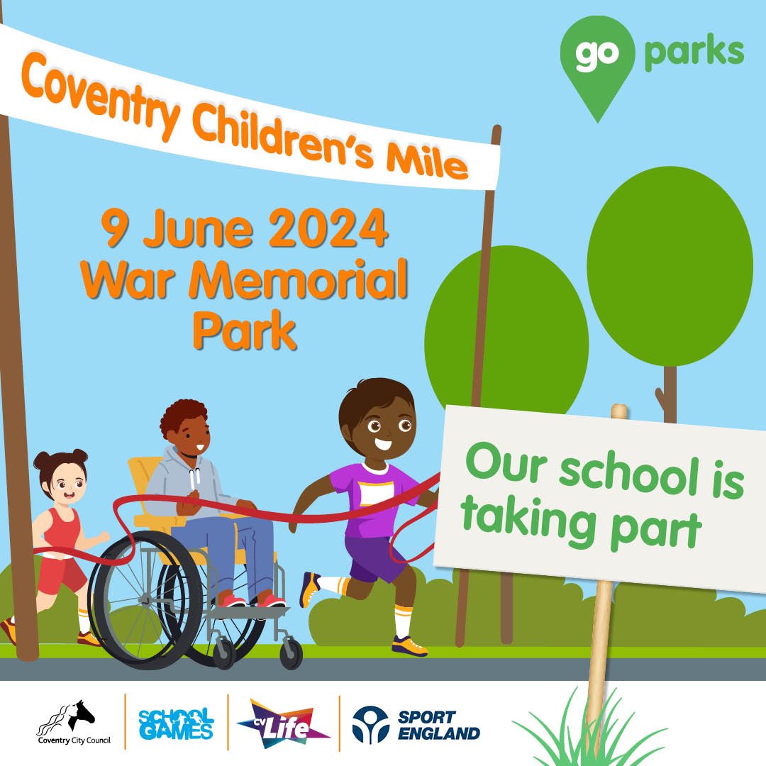 southfieldsweb's tweet image. Look what Mr Rogers just picked up! Team Southfields will be blue this year. T-shirts will be given to children at school tomorrow. #ChildrensMile2024 #GoParks @SGOCoventryWest @CovSport @cvlifeeducation @YourSchoolGames