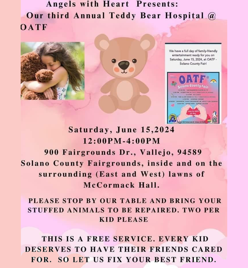 🎉 Join Us for the Teddy Bear Hospital! 🧸 Hey kids (and parents)! Bring  your favorite stuffed friends to the lawns near McCormack Hall on Saturday,  June 15th from 12pm to 4pm