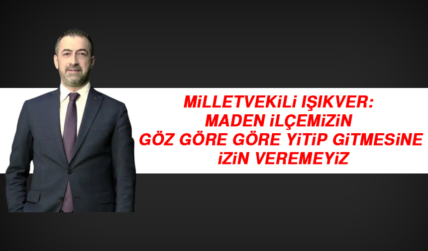 Milletvekili Işıkver: Maden İlçemizin Göz Göre Göre Yitip Gitmesine İzin Veremeyiz

elazigsonhaber.com/milletvekili-i…

<a href="/KverSemih/">Semih Işıkver</a>