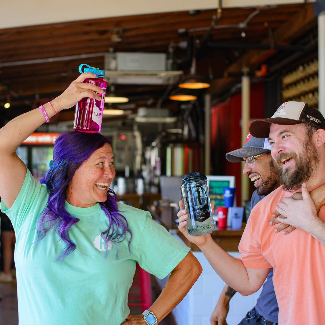ReformationBrew's tweet image. Just us staying hydrated and being cute. 

#setbeerfree #northgeorgiamade