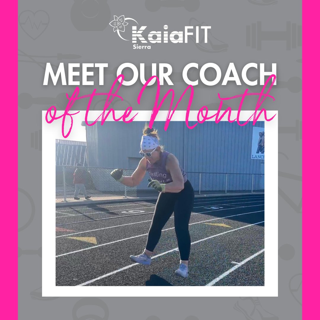 CONGRATULATIONS TO OUR MAY COACH OF THE MONTH, LISA! 🎉🎉🎉 #kaiafitsierra #reno