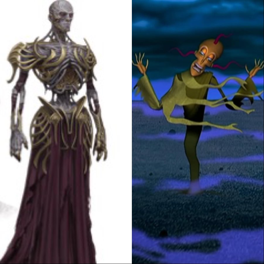AyeeeItsDLC's tweet photo. Yall can’t tell me he kinda don’t look that thing off of courage the cowardly dog show. #returntheslab #vecnadbd #dbd https://t.co/F5YiBkwdKt
