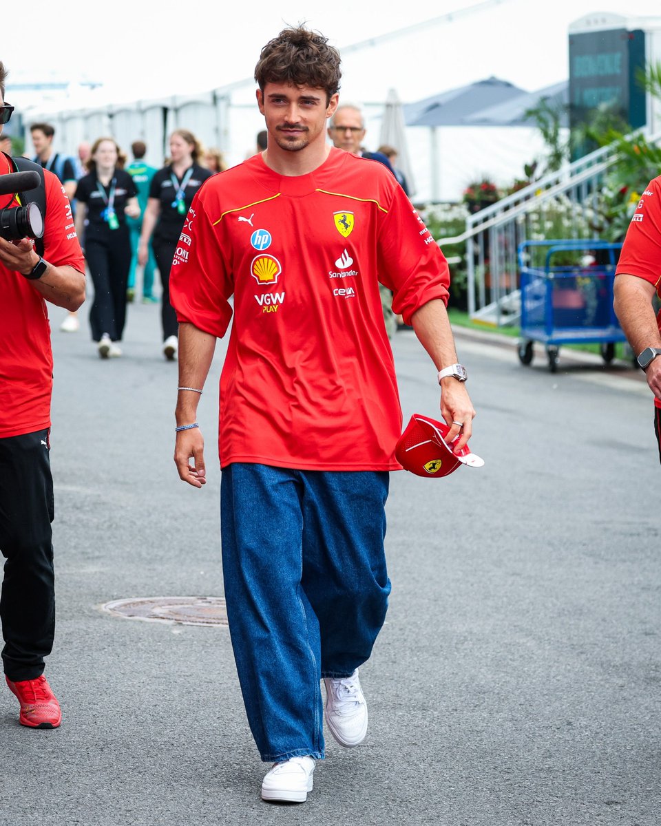 ScuderiaFerrari's tweet photo. Your latest Grand Prix winner has arrived 😏

#CanadianGP 🇨🇦 #F1 https://t.co/2oj2hv9ZUD