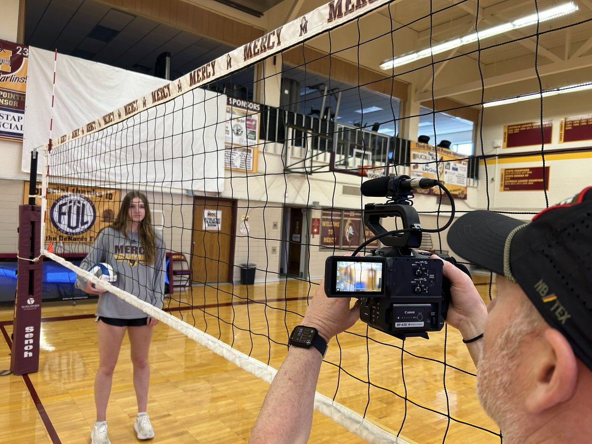 Sports Stars of Tomorrow (@sportsstarstv) on Twitter photo We visited Mercy High School in Michigan today to meet Nebraska volleyball commit Campbell Flynn! Thanks to <a href="/CampbellFlynn1/">Campbell Flynn</a> for hanging out with us. Look for a feature this fall on #SSoT!
<a href="/mercy_vball/">Mercy Varsity Volleyball</a> We visited Mercy High School in Michigan today to meet Nebraska volleyball commit Campbell Flynn! Thanks to <a href="/CampbellFlynn1/">Campbell Flynn</a> for hanging out with us. Look for a feature this fall on #SSoT!
<a href="/mercy_vball/">Mercy Varsity Volleyball</a>