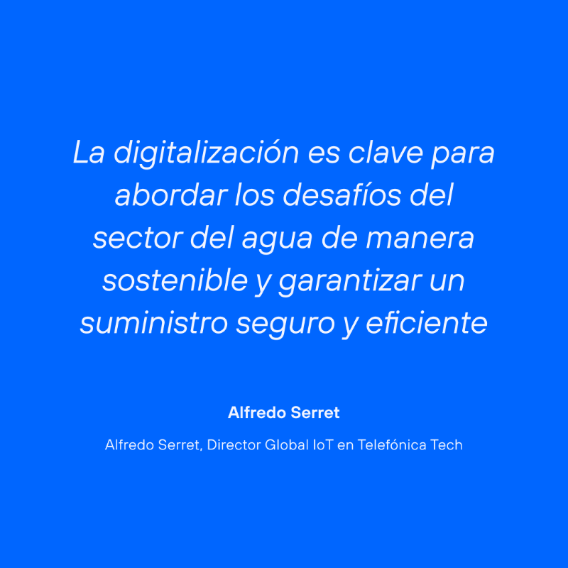 TelefonicaTech's tweet photo. Hablamos ahora del impacto del agua sobre el medio ambiente, la economía y la sociedad. 💧

Alfredo Serret, ha puesto en valor nuestra alianza con @Veolia_Es para sumar capacidades y  gestionar de manera más eficiente y sostenible este recurso tan preciado.

#DigitAll24