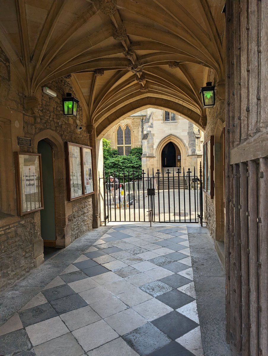 oxrecsoc's tweet photo. We were very grateful to @MertonCollege for welcoming us for our first #HiddenArchives event this afternoon, and giving us a behind-the-scenes tour of their upcoming summer exhibition on Sandy Irving and his Everest expedition. https://t.co/EhNcfLrO2Q